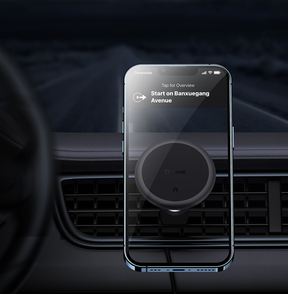 Baseus Car Magnetic Pone Holder 360 Degree for iPhone Support Samsung Xiaomi Air Vent Dashboard Mount GPS Car Moile Phone Holder