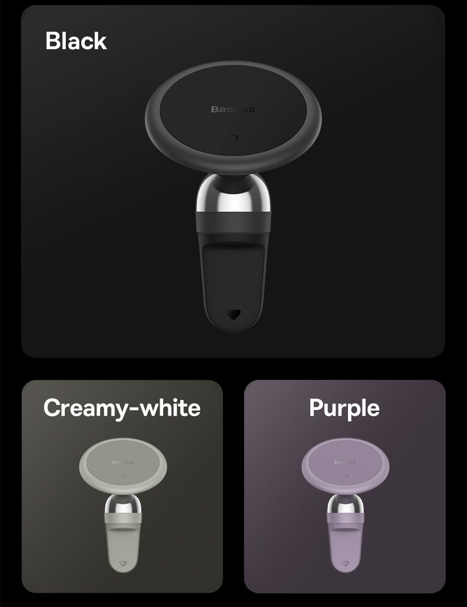 Baseus Car Magnetic Pone Holder 360 Degree for iPhone Support Samsung Xiaomi Air Vent Dashboard Mount GPS Car Moile Phone Holder