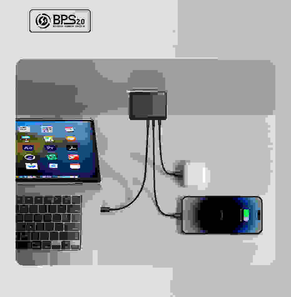 Baseus 160W GaN Charger Fast Charger For Laptop Tablet iPhone Type C Charger Support PD3.1 QC PPS With USB Phone Charger