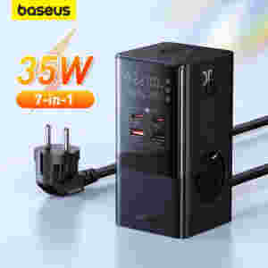 Baseus PowerCombo Tower Digital PowerStrip 3AC+2U+2C 35W