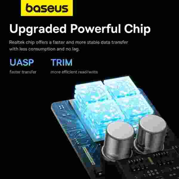 Baseus FlyJoy Series SSD Enclosure (M.2 NVMe and SATA) - Image 5