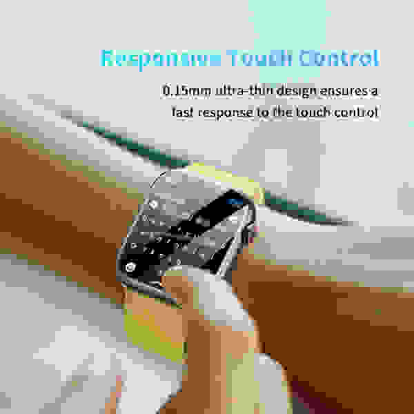 Baseus Super Clear Screen Protector for Apple Watch 40mm 41mm 44mm 45mm - Scratch-Resistant Full Coverage Film - Image 4