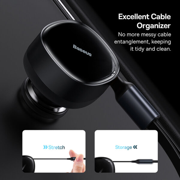 Baseus 2-in-1 Car Charger PD 20W Fast Charging Retractable Cable 30W 33W Quick Charging - Image 2