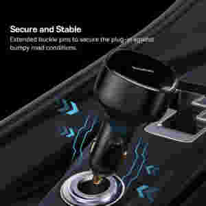 Baseus 2-in-1 Car Charger PD 20W Fast Charging Retractable Cable 30W 33W Quick Charging