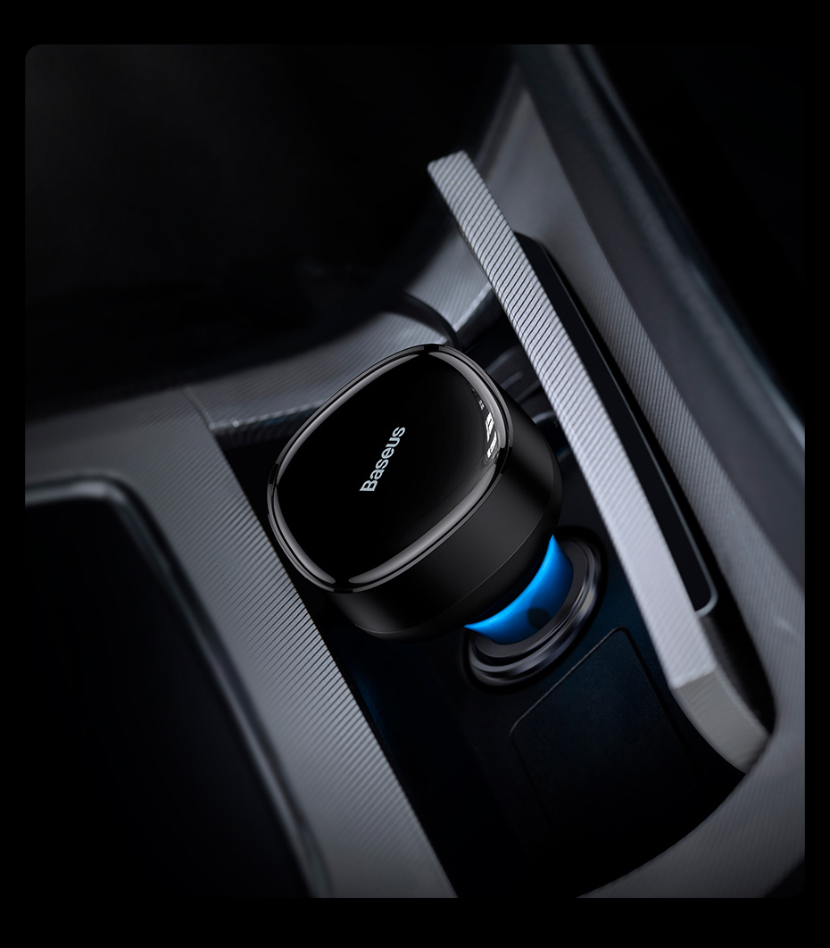 Baseus 2-in-1 Car Charger PD 20W Fast Charging Retractable Cable 30W 33W Quick Charging Phone Charger Type C For Xiaomi iPhone
