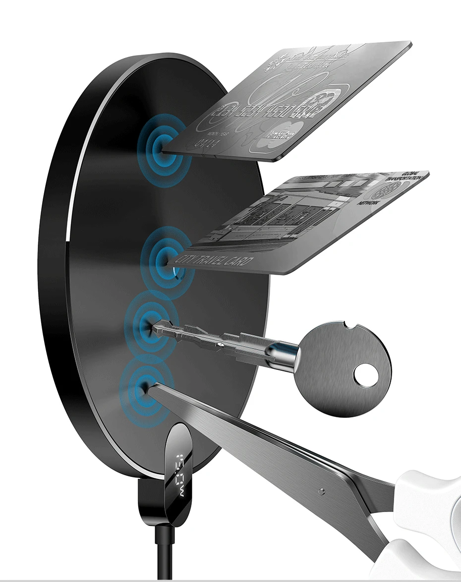 Baseus Digital LED Display GEN 2 Wireless Charger 15W Fast Charging Pad with FOD