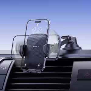 Baseus UltraControl Go Series Car Phone Holder - 6KG Dashboard Mount with Vacuum Suction
