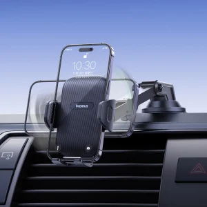 Baseus UltraControl Go Series Car Phone Holder - 6KG Dashboard Mount with Vacuum Suction