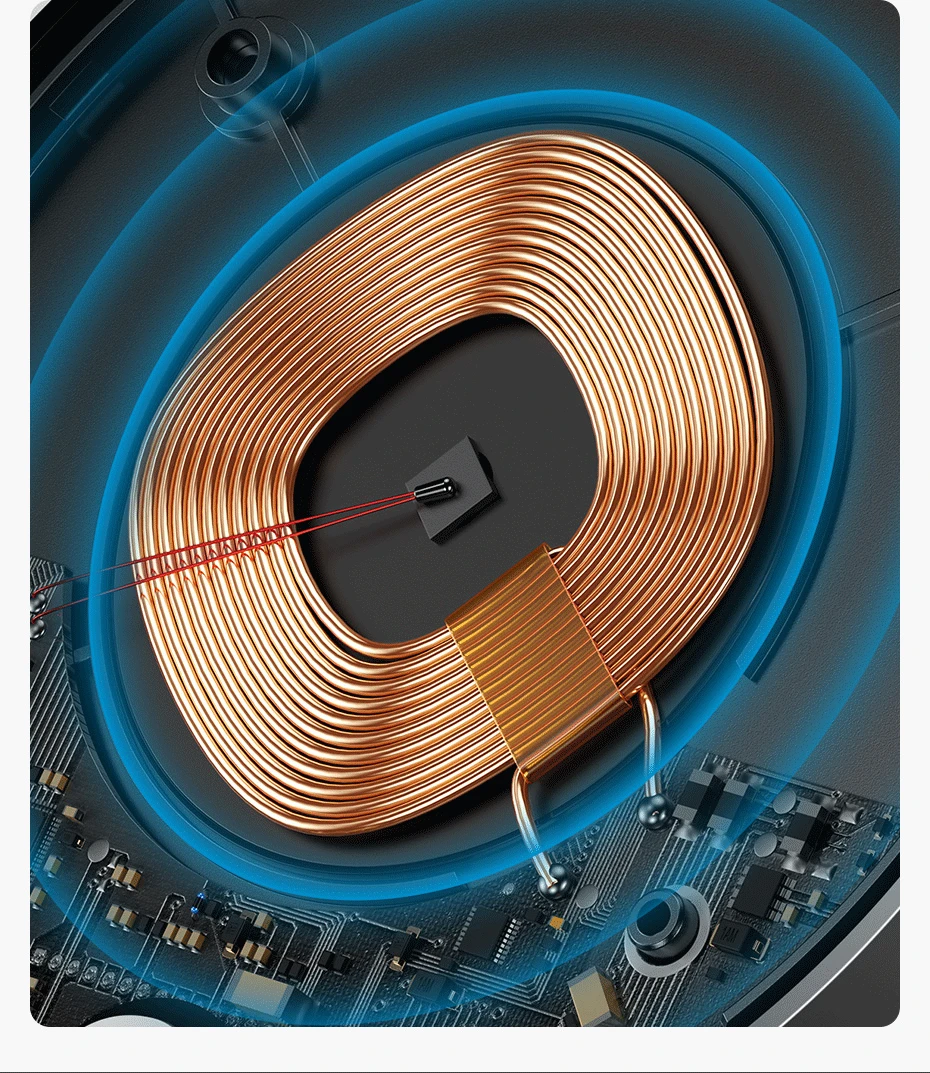 Baseus Digital LED Display GEN 2 Wireless Charger 15W Fast Charging Pad with FOD