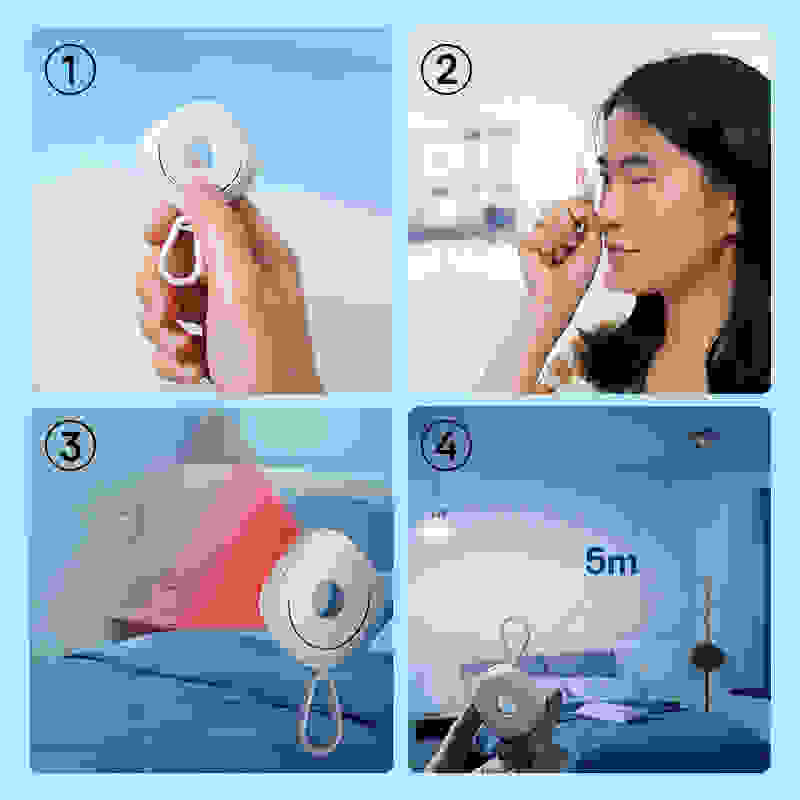 Baseus Camera Detector for Hidden Camera Portable Pinhole Hidden Lens Detect Gadget Anti-Peeping Security Protection