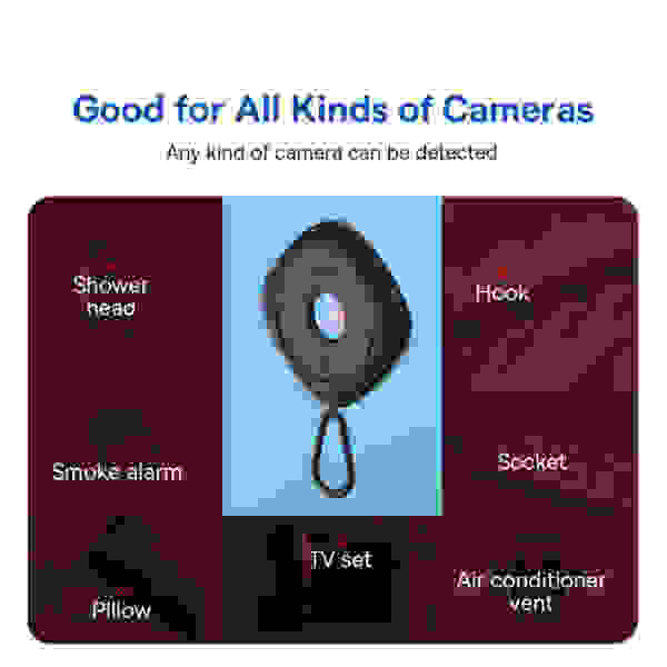 Baseus Camera Detector for Hidden Camera Portable Pinhole Hidden Lens Detect Gadget Anti-Peeping Security Protection - Image 4