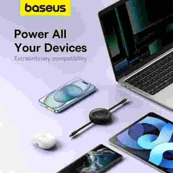 Baseus Free2Draw Mini Retractable Charging Cable Type-C to Type-C 100W - Image 3