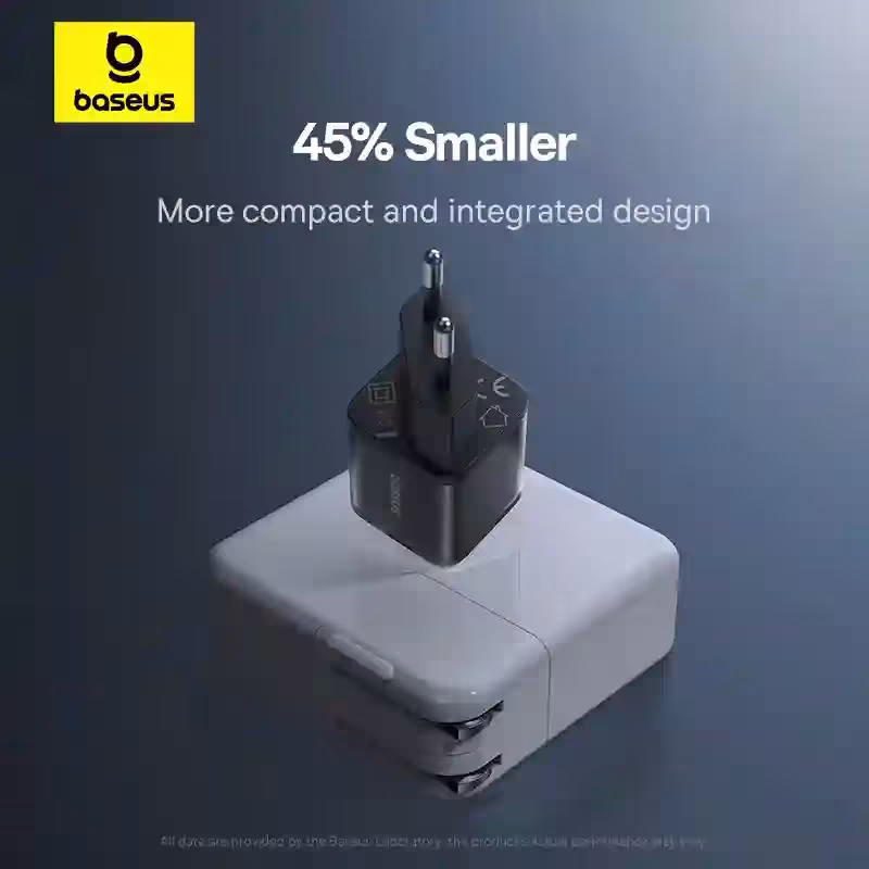 Baseus 30W GaN Charger for iPhone 15, iPhone 15 Plus, iPhone 15 Pro, iPhone 15 Pro Max & etc Baseus 30W GaN Charger for iPhone 15, iPhone 15 Plus, iPhone 15 Pro, iPhone 15 Pro Max & etc - Image 6