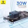 Baseus 30W GaN Charger for iPhone 15, iPhone 15 Plus, iPhone 15 Pro, iPhone 15 Pro Max & etc