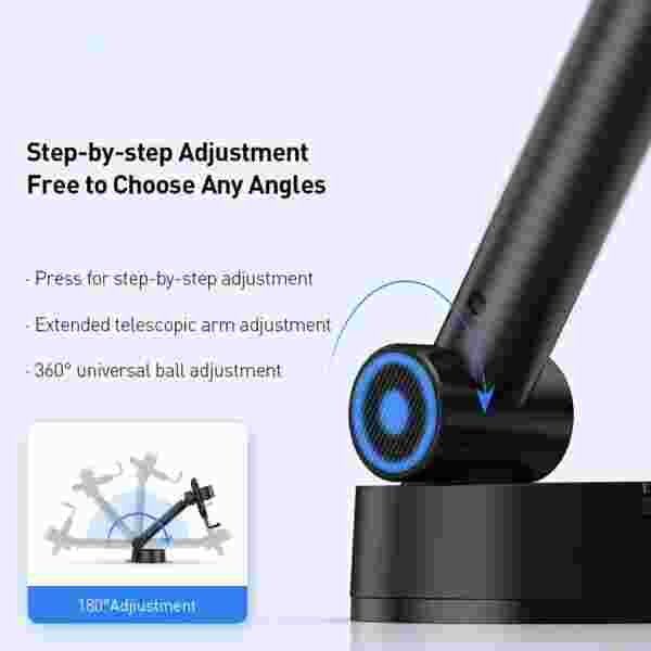 Baseus Simplism Gravity Car Mount Holder with Suction Base | Baseus Car Phone Holder Air Vent Windshield Mount - Image 5