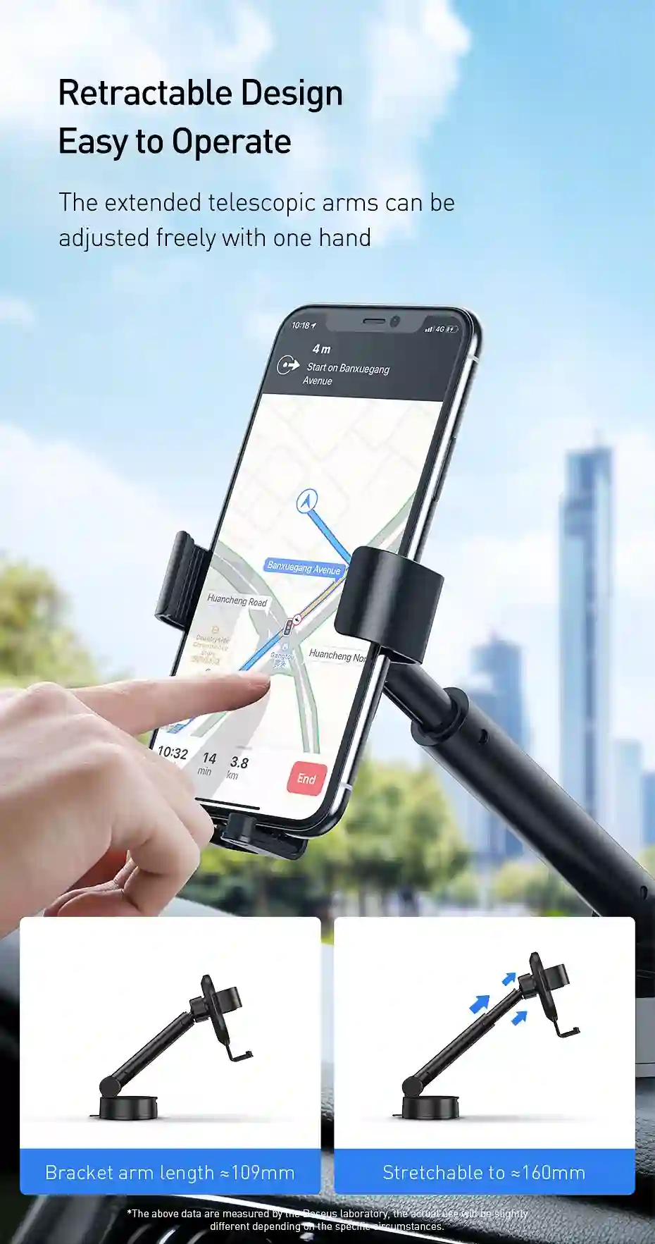 Baseus Car Phone Holder Air Vent Windshield Mount for Mobile Phone Holder Stand for iPhone Cell Phone Support Samsung Xiaomi