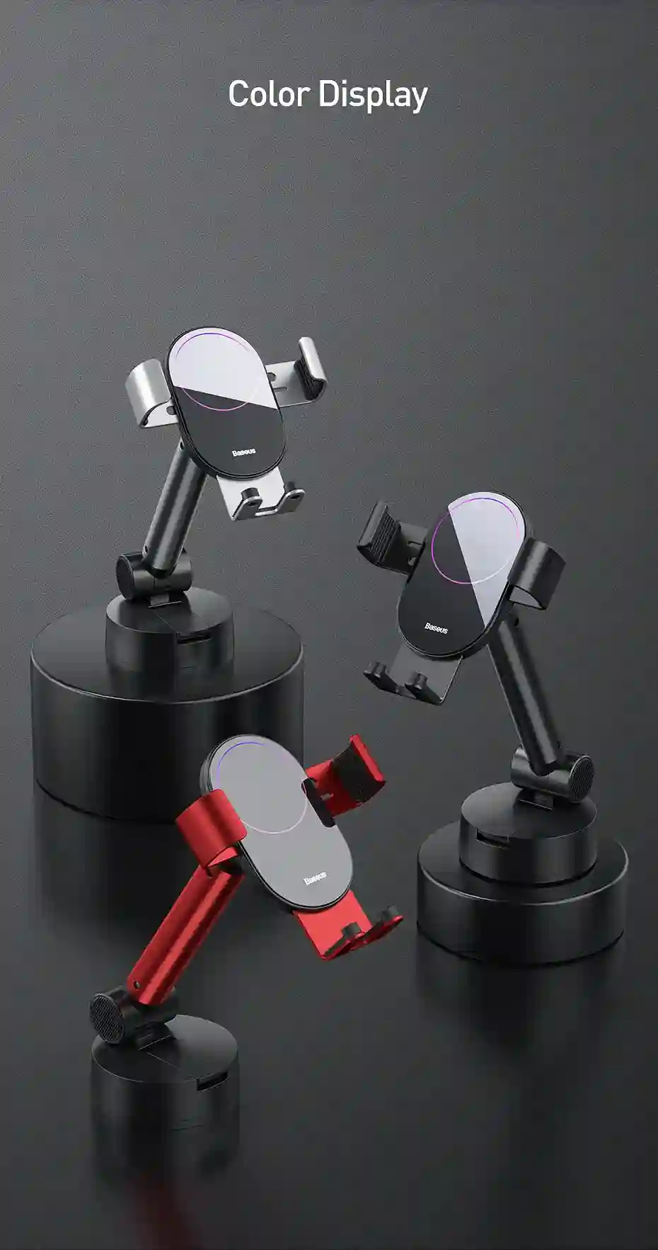 Baseus Car Phone Holder Air Vent Windshield Mount for Mobile Phone Holder Stand for iPhone Cell Phone Support Samsung Xiaomi
