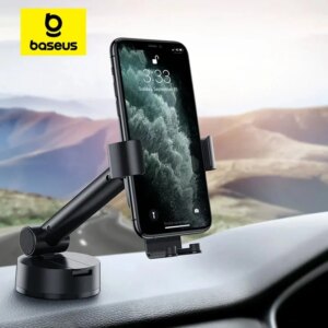 Baseus Simplism Gravity Car Mount Holder with Suction Base | Baseus Car Phone Holder Air Vent Windshield Mount