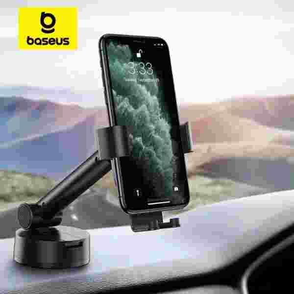Baseus Simplism Gravity Car Mount Holder with Suction Base | Baseus Car Phone Holder Air Vent Windshield Mount