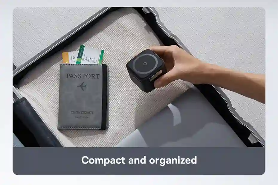 Baseus 25W 2 in 1 Magnetic Wireless Charger Stand 15W Fast Charging Dock Station With Retractable Cable For iPhone15 14 Airpod