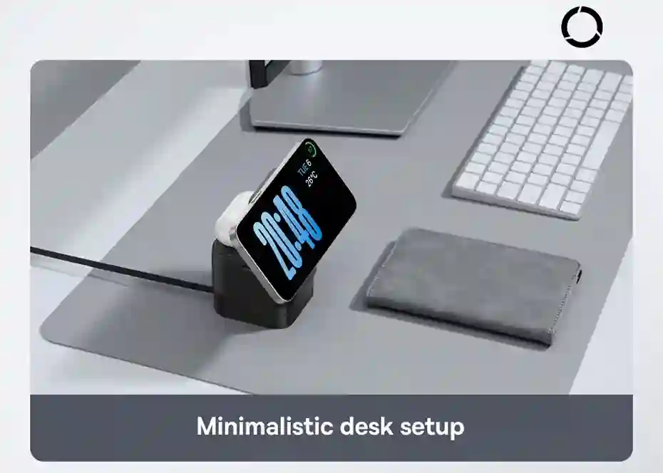 Baseus 25W 2 in 1 Magnetic Wireless Charger Stand 15W Fast Charging Dock Station With Retractable Cable For iPhone15 14 Airpod