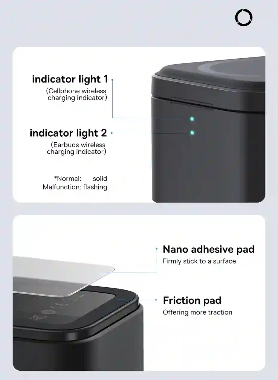 Baseus 25W 2 in 1 Magnetic Wireless Charger Stand 15W Fast Charging Dock Station With Retractable Cable For iPhone15 14 Airpod
