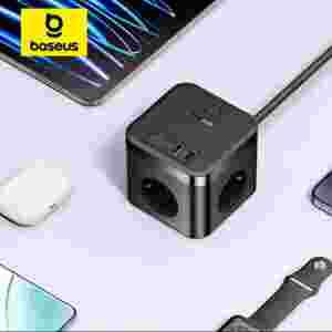 Baseus BPS30-3E PowerCombo Cube Desktop Charging Station With Surge Lightning Protection
