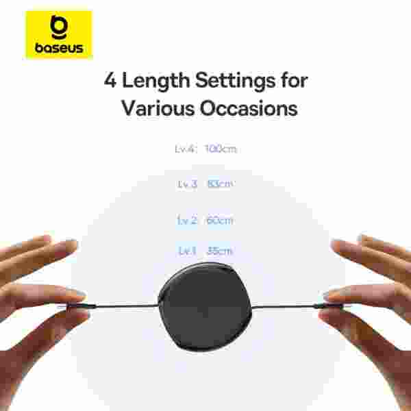 Baseus Retractable USB C Cable 100W - Image 5