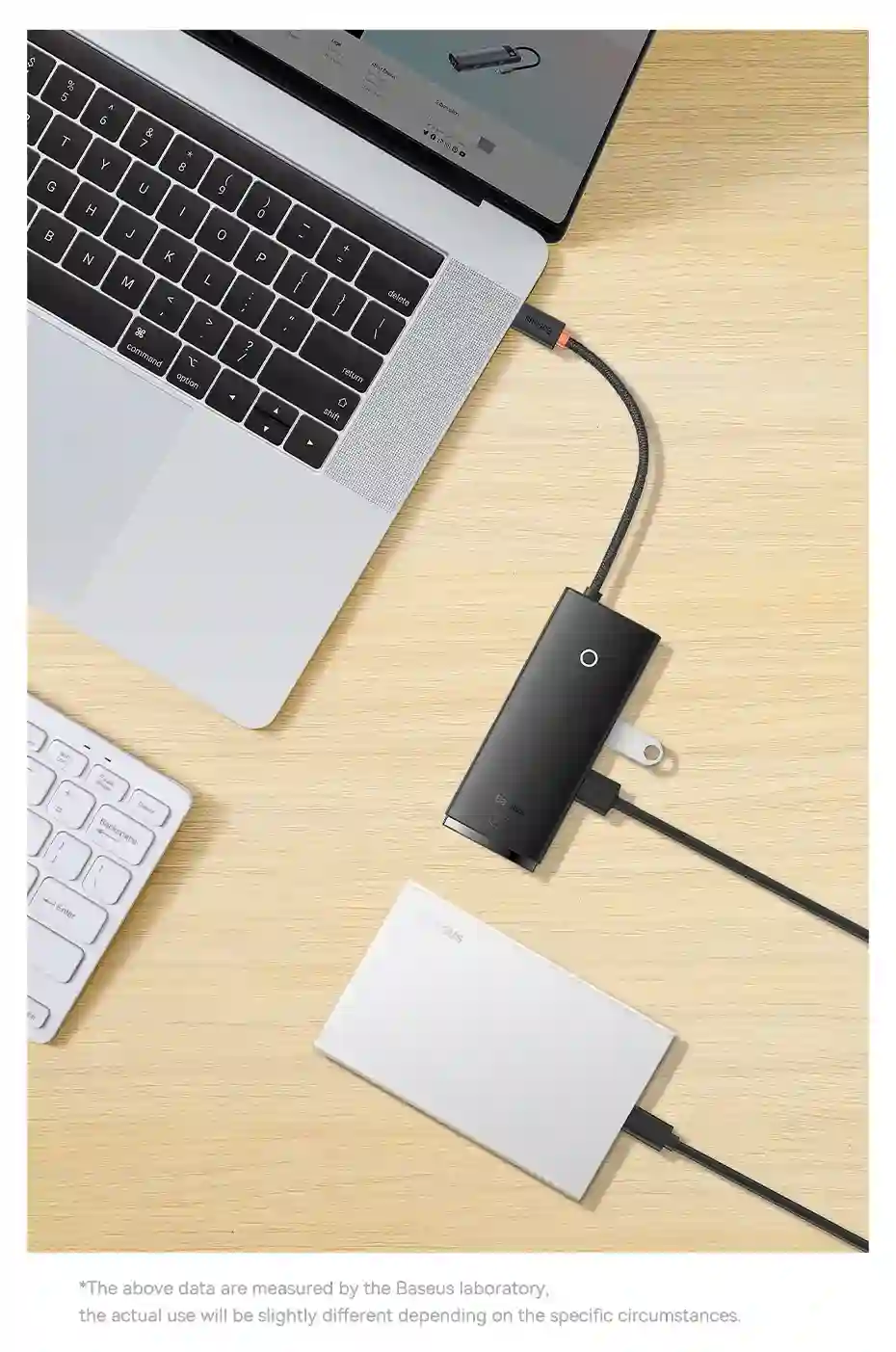 Baseus Type C HUB USB HUB 3.0 6-Port Splitter HDMI-Compatible 4K@30Hz Adapter Expansion Dock Station For PC Computer Accessories
