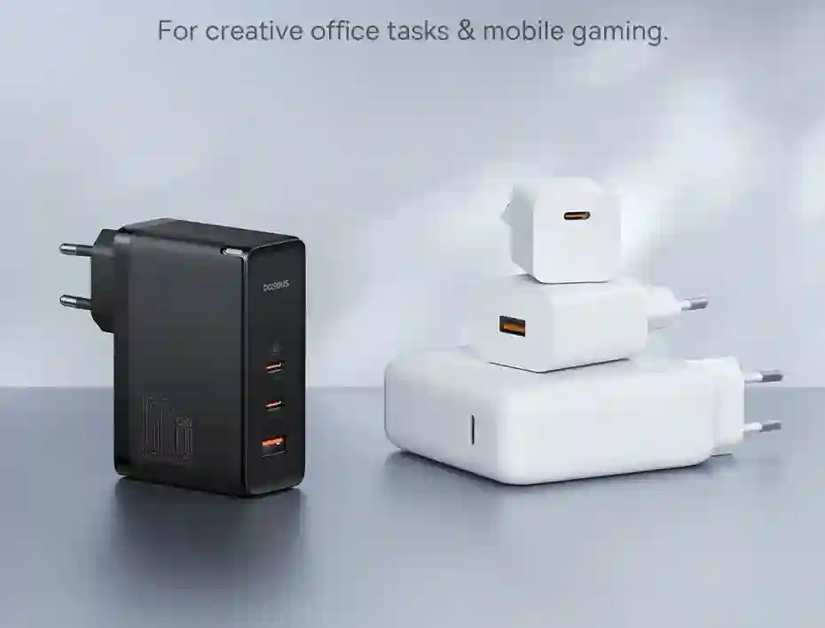 Baseus 160W GaN Charger For iPhone 15 14 13 Fast Charger For Laptop USB C Charger Support PD3.1 QC Phone Charger For Xiaomi