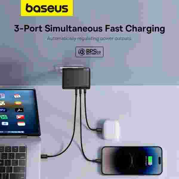 Baseus 160W Multi Ports GaN5 Pro Fast Charger - Image 3