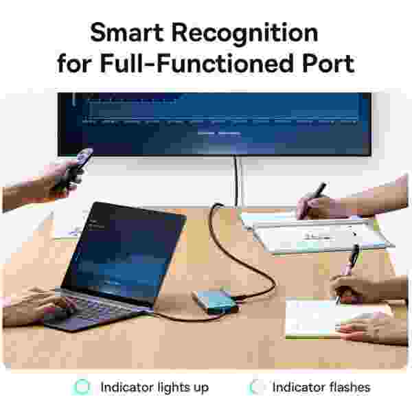 Baseus PortalJoy Series 13-Port HUB 13 in 1 DP 4K 60Hz 120Hz RJ45 VGA Converter PD 100W USB 3.0 2.0 For Macbook PC - Image 4