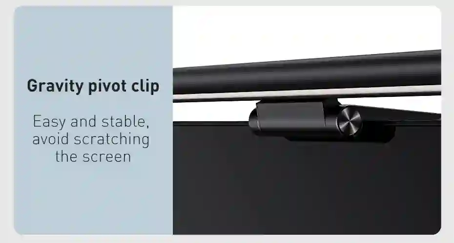 Baseus USB Asymmetric Light Source Screen Hanging Light Pro Black Screen Light Computer Lamp Led Desk Lamp For Reading Light