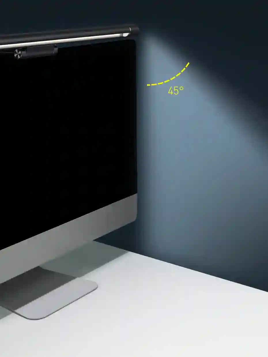 Baseus USB Asymmetric Light Source Screen Hanging Light Pro Black Screen Light Computer Lamp Led Desk Lamp For Reading Light