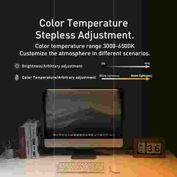 Baseus i-wok Series USB Asymmetric Light Source Screen Hanging Light (fighting) Pro - Image 4