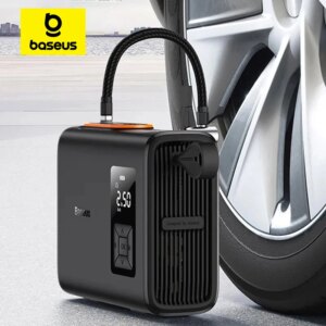 Baseus Tire Inflator Portable Air Compressor Pump Electric Wireless Dual Cylinder 250W