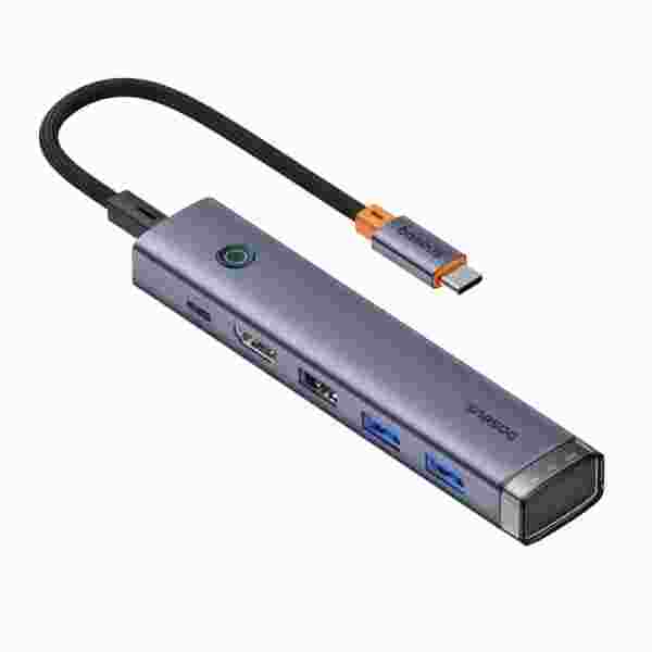 Baseus UltraJoy Series 6-Port HUB AIR 4K 60Hz USB Type C 3.0 to HDMI-Compatible RJ45 PD 100W - Image 6