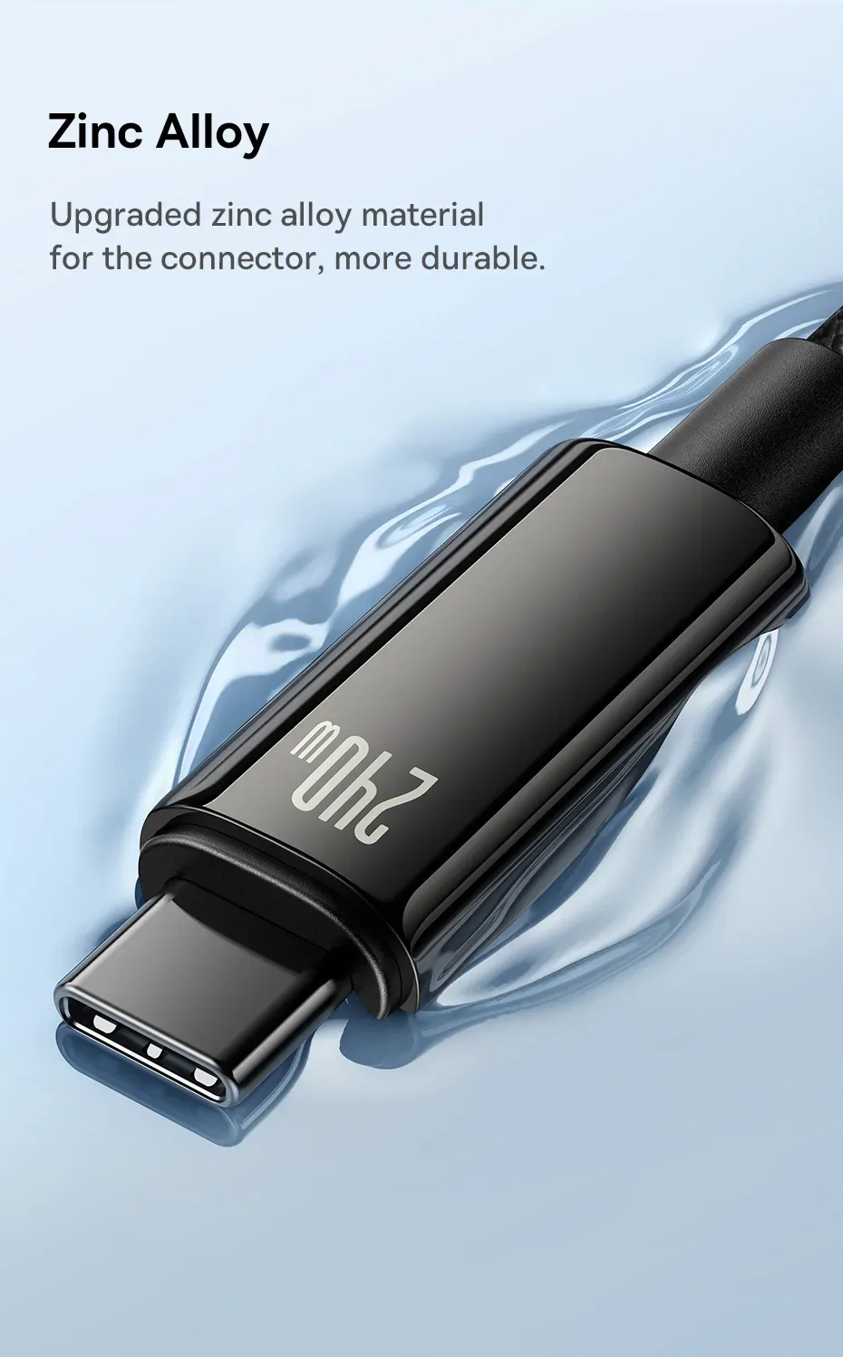 Baseus 240W USB Type C Cable for iPhone 15 PD3.1 Supercharge for Realme Samsung S23 5A Fast Charger Type C Cable for Macbook PC