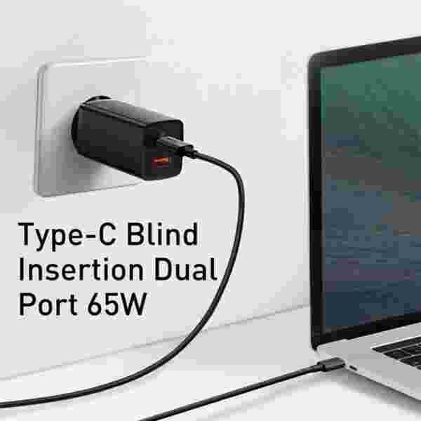 Baseus 65W GaN Charger Quick Charge 4.0 3.0 Type C PD Charger - Image 3