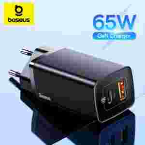 Baseus 65W GaN Charger Quick Charge 4.0 3.0 Type C PD Charger