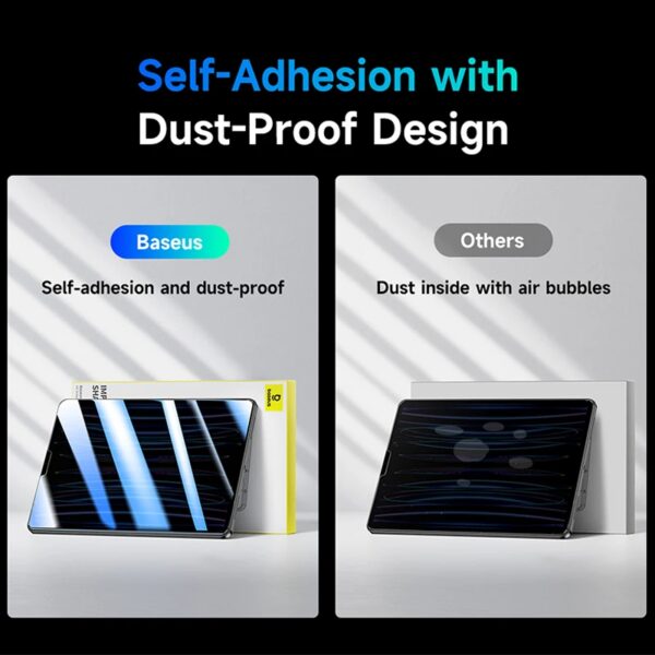 Baseus Tempered Glass for iPad Pro M4 for iPad Pro 13 11 2024 Screen Protector for iPad Air M2 Air 6 13 11 Inch Protective Film - Image 2
