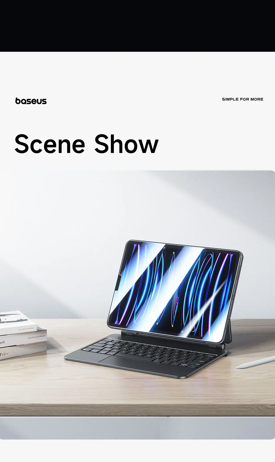 Baseus Tempered Glass for iPad Pro M4 for iPad Pro 13 11 2024 Screen Protector for iPad Air M2 Air 6 13 11 Inch Protective Film