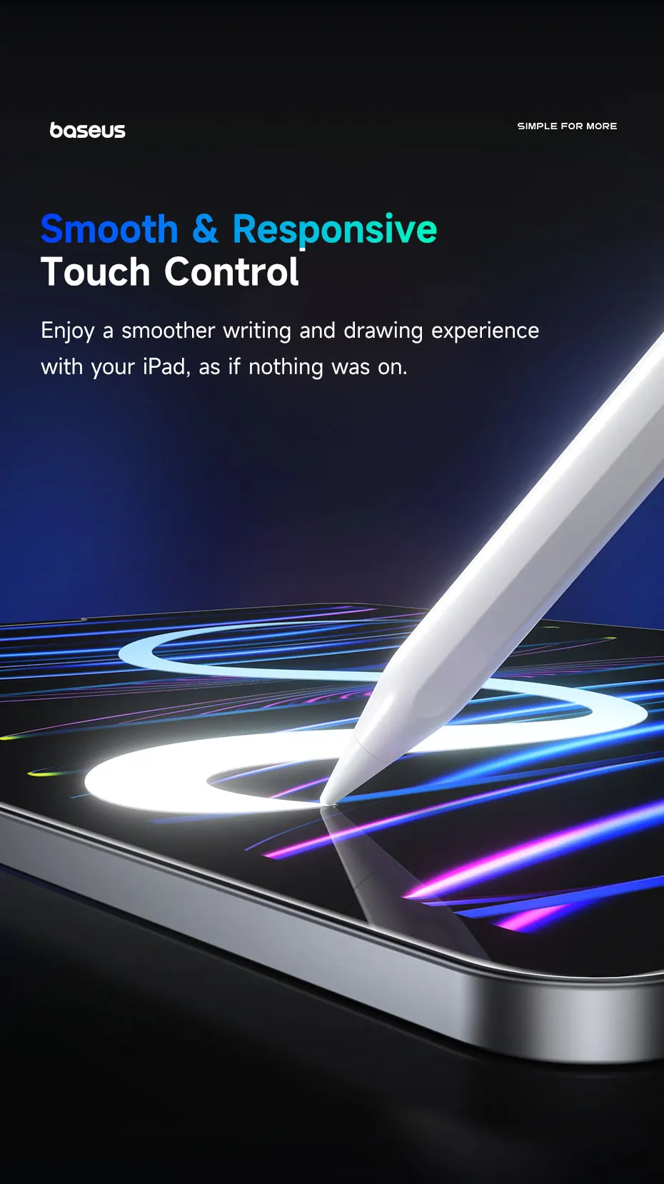 Baseus Tempered Glass for iPad Pro M4 for iPad Pro 13 11 2024 Screen Protector for iPad Air M2 Air 6 13 11 Inch Protective Film