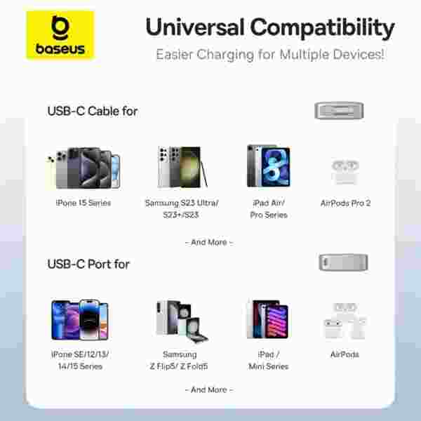 Baseus 30W Power Bank 10000mah with Built-in Retractable Type-C Cable Fast Charging for iPhone 15 Pro Max Xiaomi Samsung - Image 6