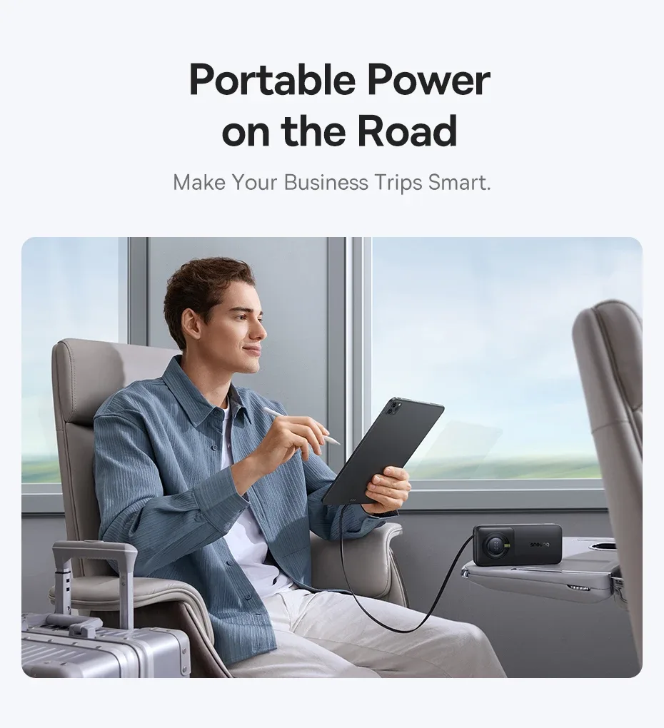 Baseus 30W Power Bank 10000mah with Built-in Retractable Type-C Cable Fast Charging for iPhone 15 Pro Max Xiaomi Samsung