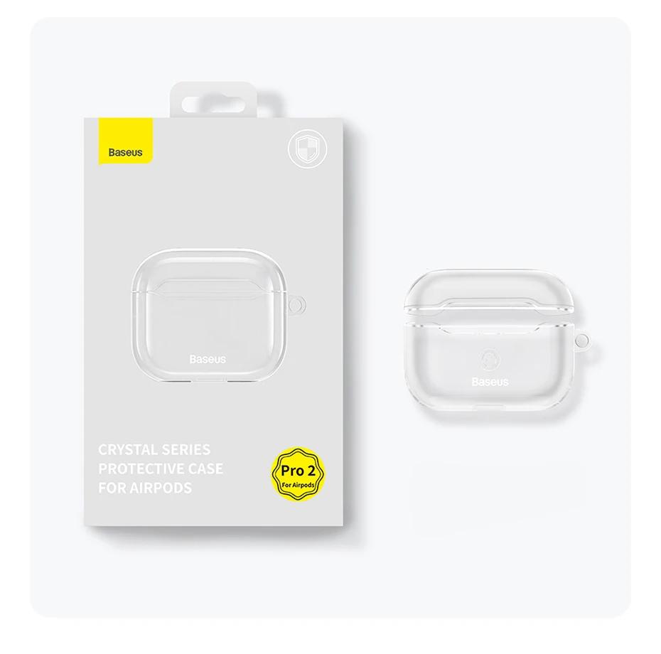 Baseus Crystal Series Protective Case for AirPods | Baseus TPU Earbuds Case For Apple Airpods Pro 3 2