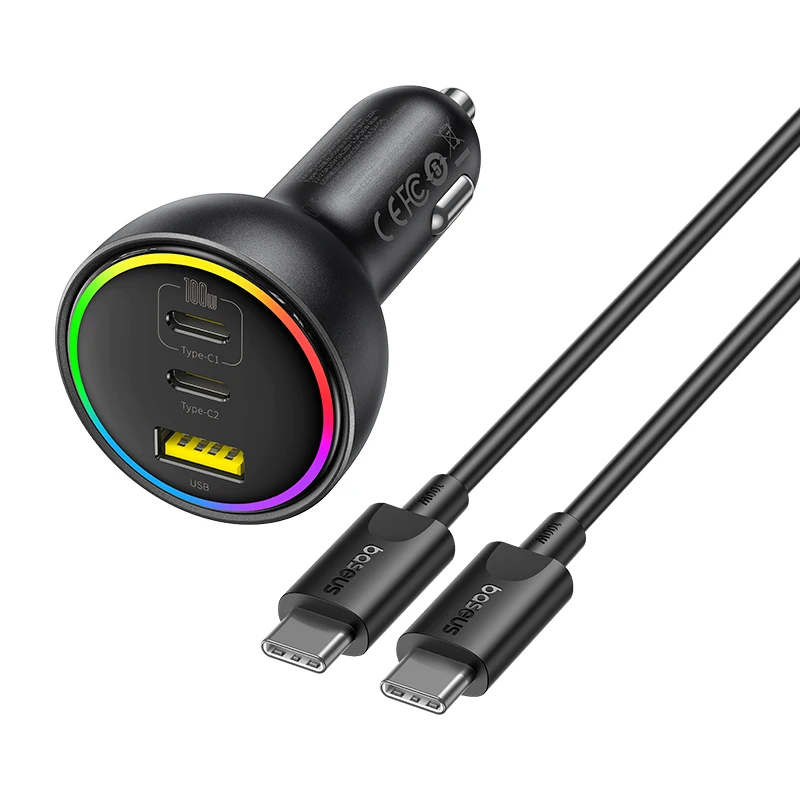 With Cable Black
