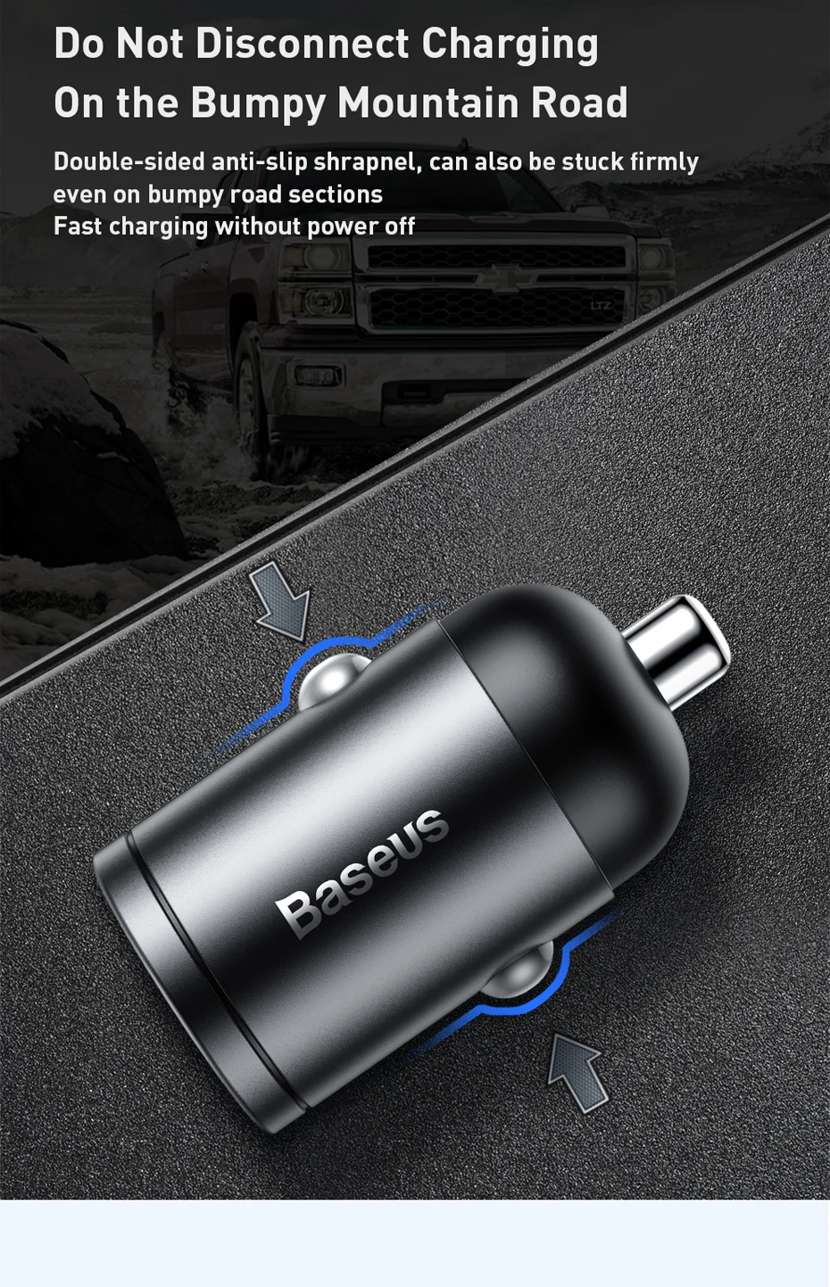 Baseus Car Charger USB Quick Charge 4.0 3.0 For iPhone Huawei Xiaomi Samsung Fast Charging USB Phone Mini Charger