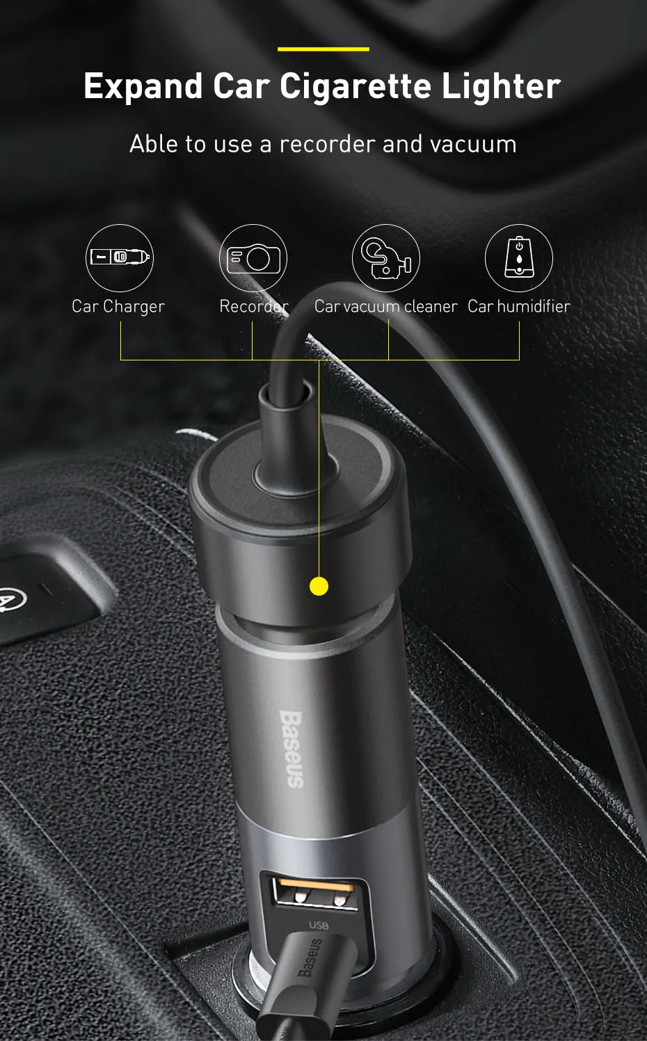 Baseus 120W Fast Car Charger QC 3.0 PD 3.0 USB Phone Car Charger For iPhone 16 15 14 13 Pro Samsung Xiaomi Mobile Phone Charger