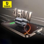 Baseus PrimeTrip VP2 Car Charger 45W Ultra-Mini UFCS Fast Charging PD3.0